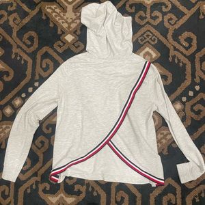 Tommy Hilfiger Hooded long sleeve, Size Medium, Color Grey